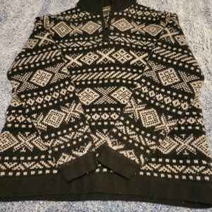 Eddie Bauer wool 1/4 zip sweater